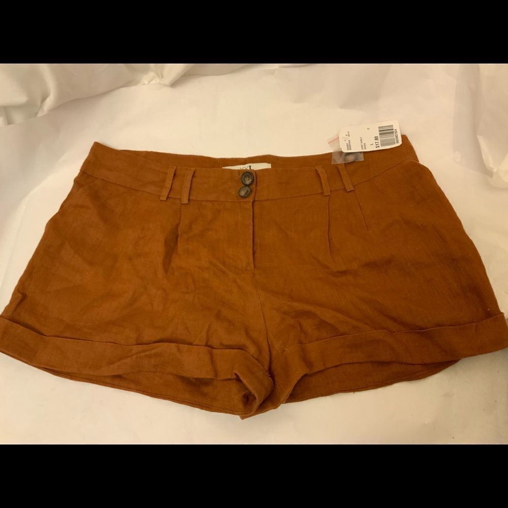 New Forever 21 shorts 100% linen size large